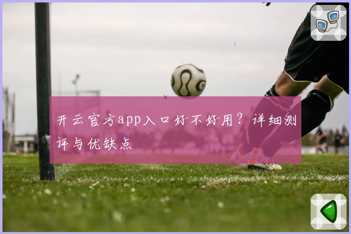 开云官方app入口好不好用？详细测评与优缺点